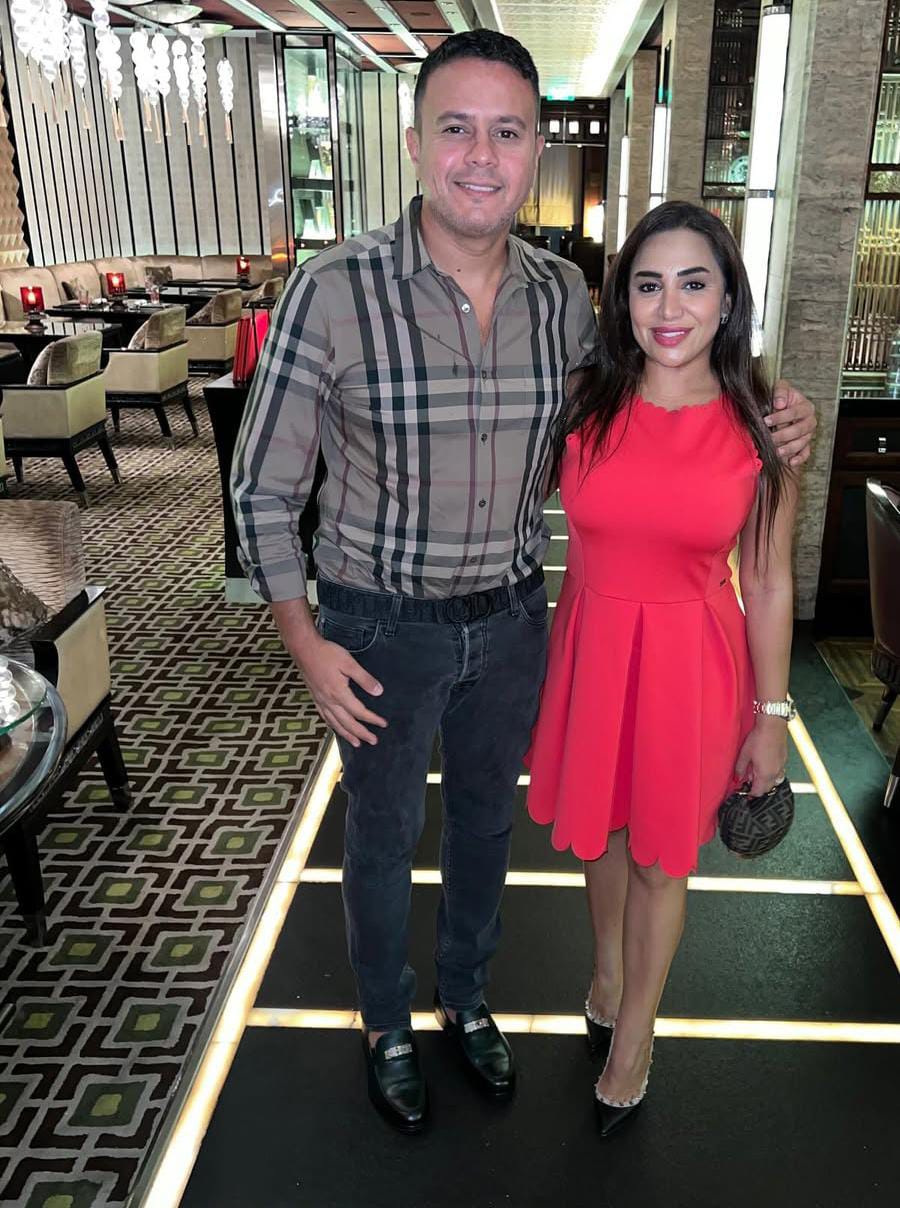 صور المنتج محمد حامد وريم رأفت