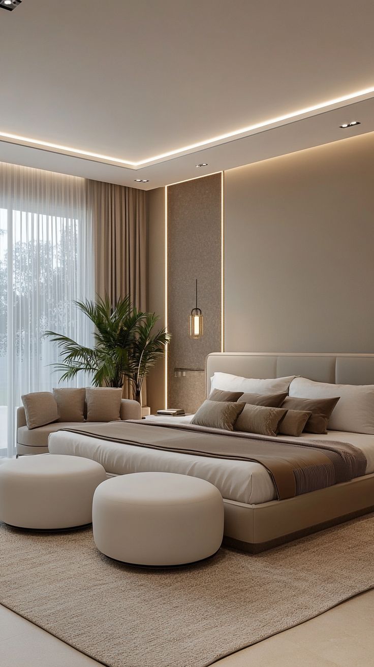 صور غرف نوم مودرن