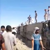 صور حادث قطار مطروح اليوم