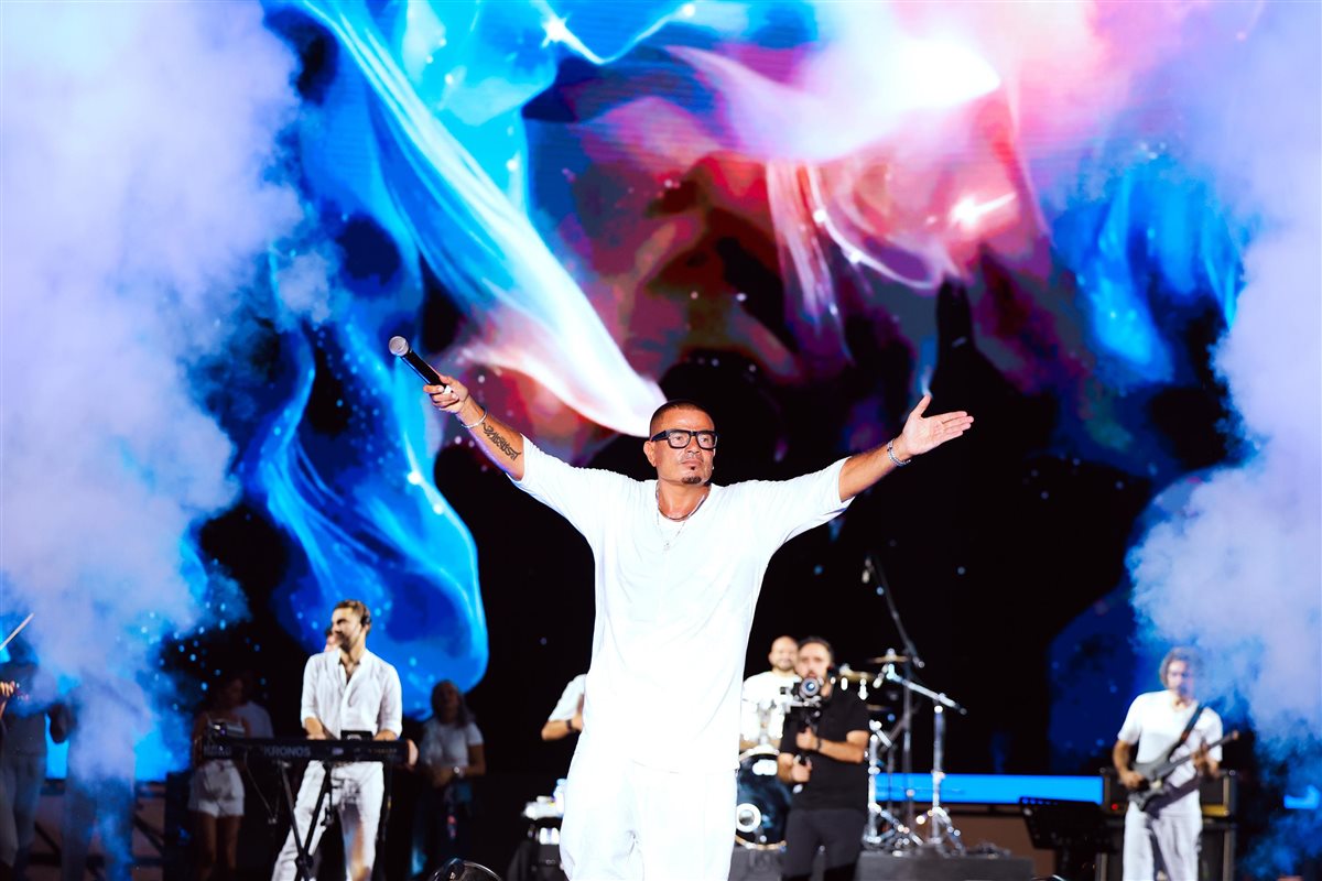  ليلة لا تنسى لـ عمرو دياب في بيروت