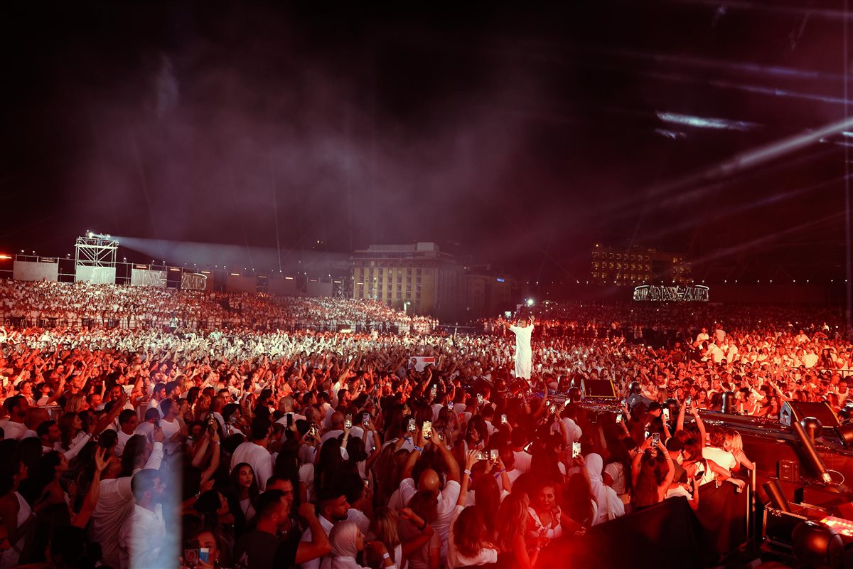  ليلة لا تنسى لـ عمرو دياب في بيروت