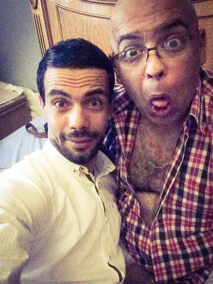 لقطات لـ شريف إدريس وأمين العسال