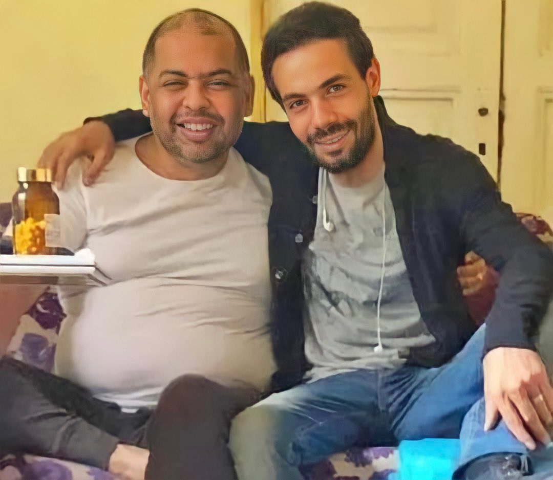 لقطات لـ شريف إدريس وأمين العسال