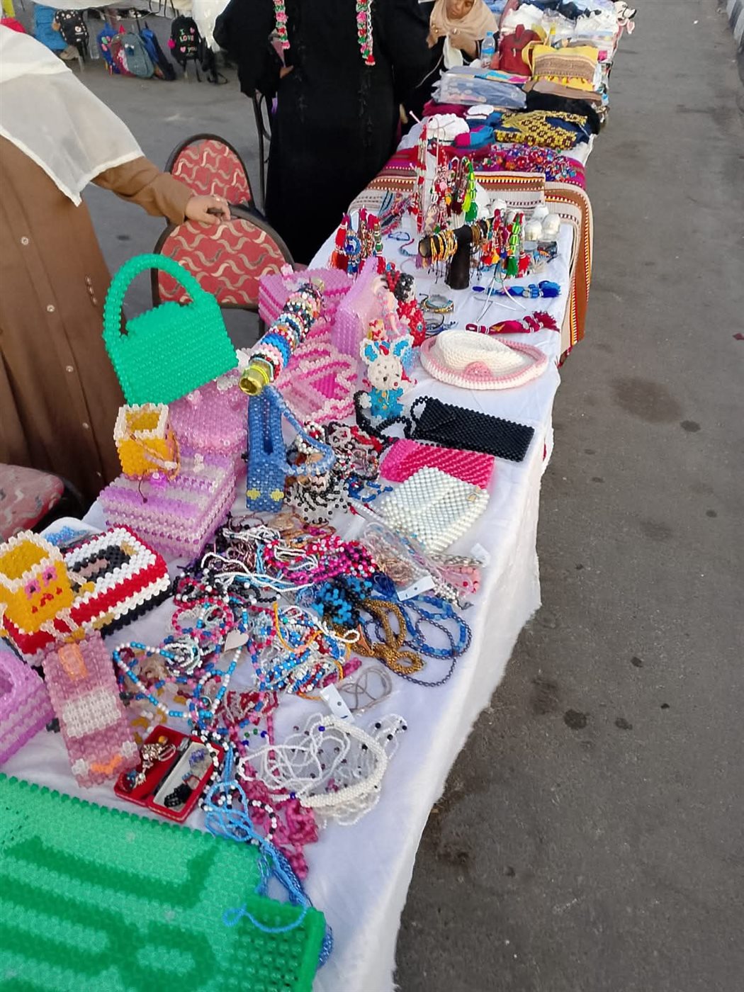 جانب من المشغولات البدوية والسيناوية بطور سيناء 