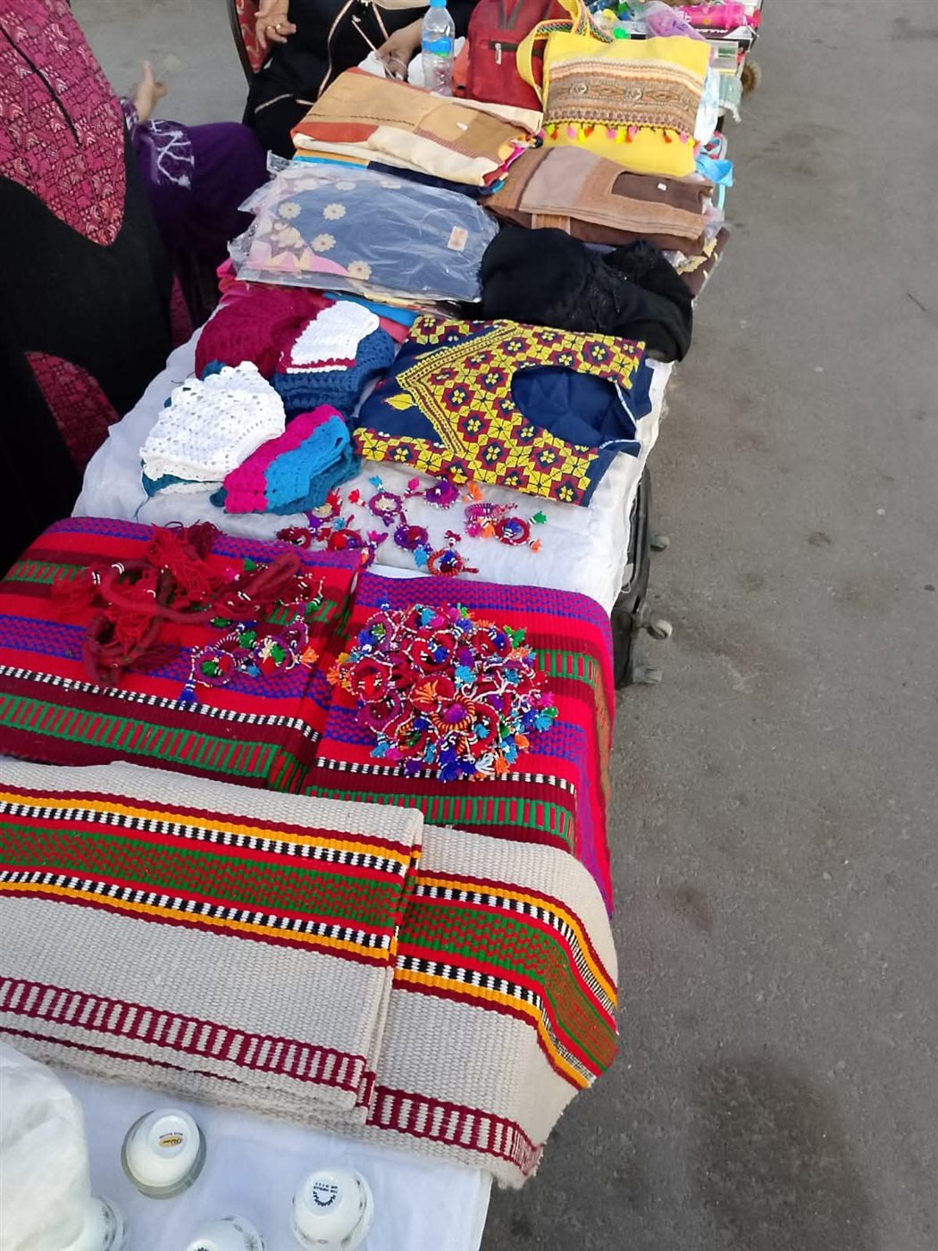 جانب من المشغولات البدوية والسيناوية بطور سيناء 