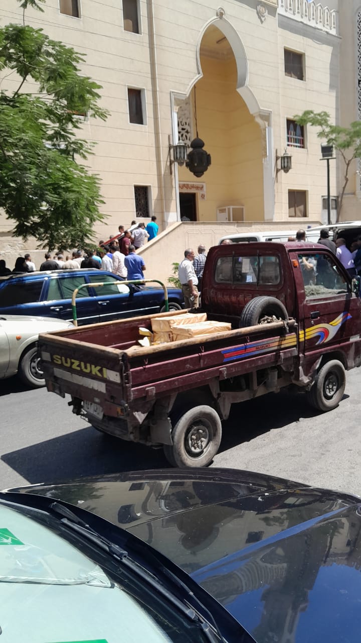 لقطات من جنازة نجل الفنان إبراهيم سعفان ب<span style=