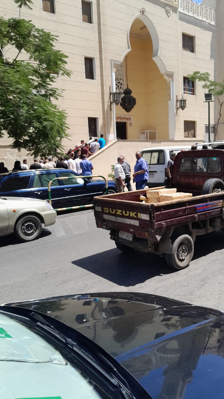 لقطات من جنازة نجل الفنان إبراهيم سعفان ب<span style=