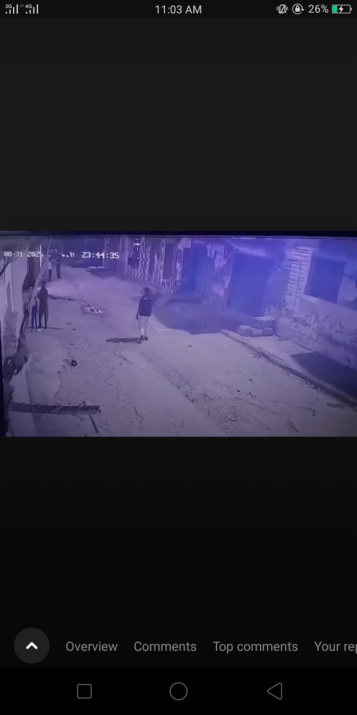 العناية الإلهية تنقذ شابا تصادف مروره لحظة انهيار أجزاء من عقار