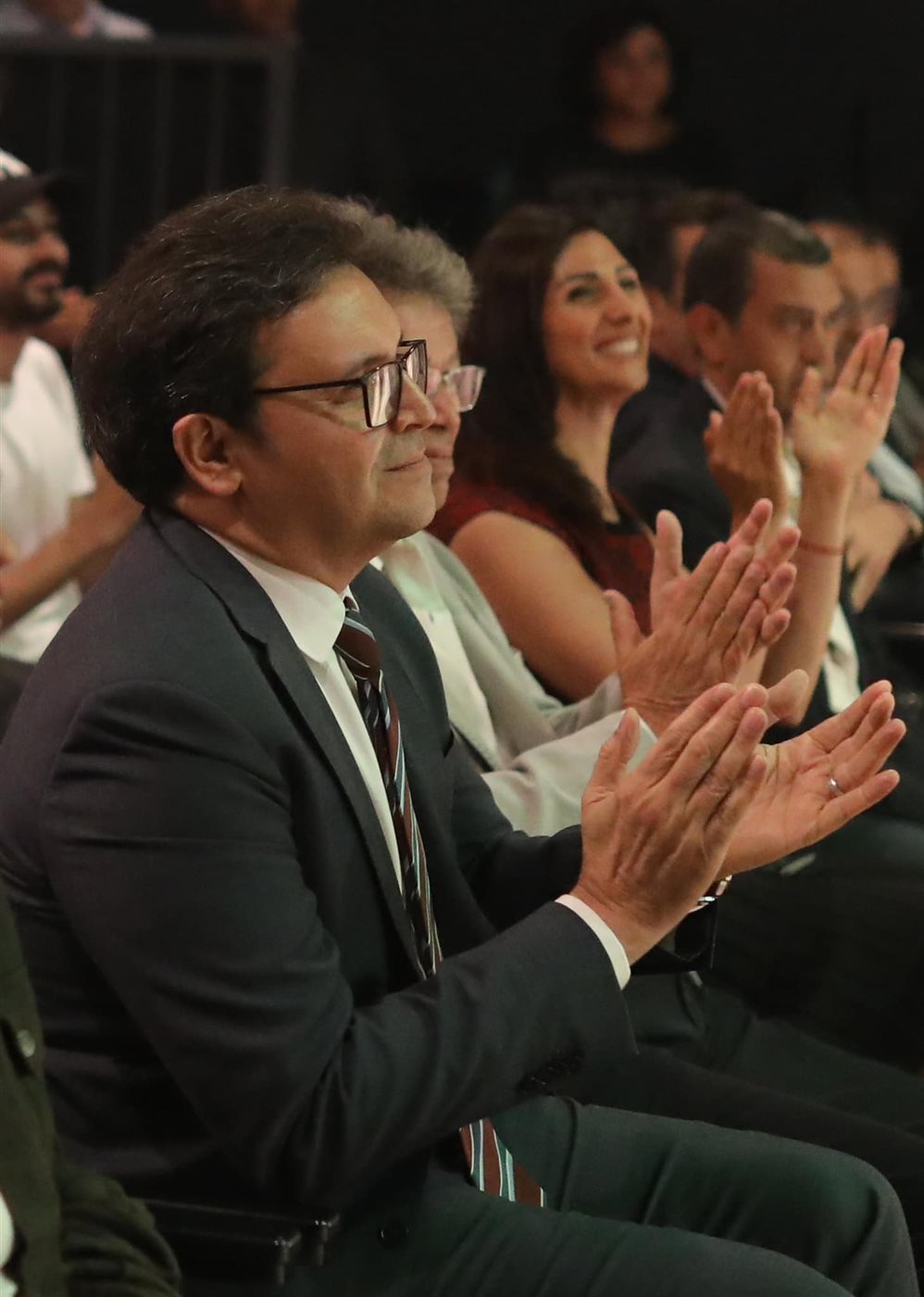  لقطات من حضور وزير الثقافة مسرحية حواديت لـ خالد جلال