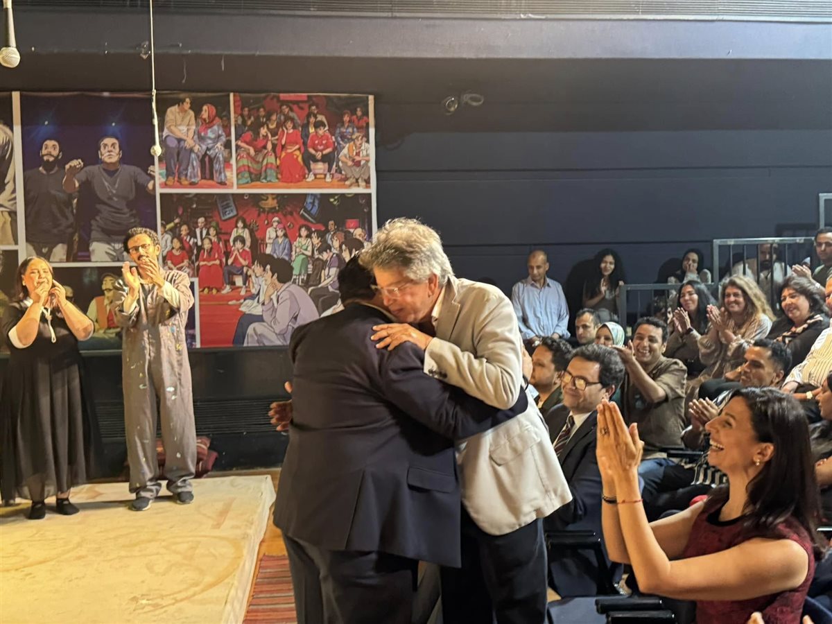  لقطات من حضور وزير الثقافة مسرحية حواديت لـ خالد جلال