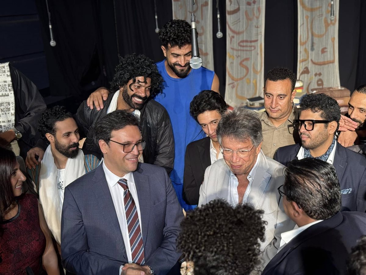  لقطات من حضور وزير الثقافة مسرحية حواديت لـ خالد جلال