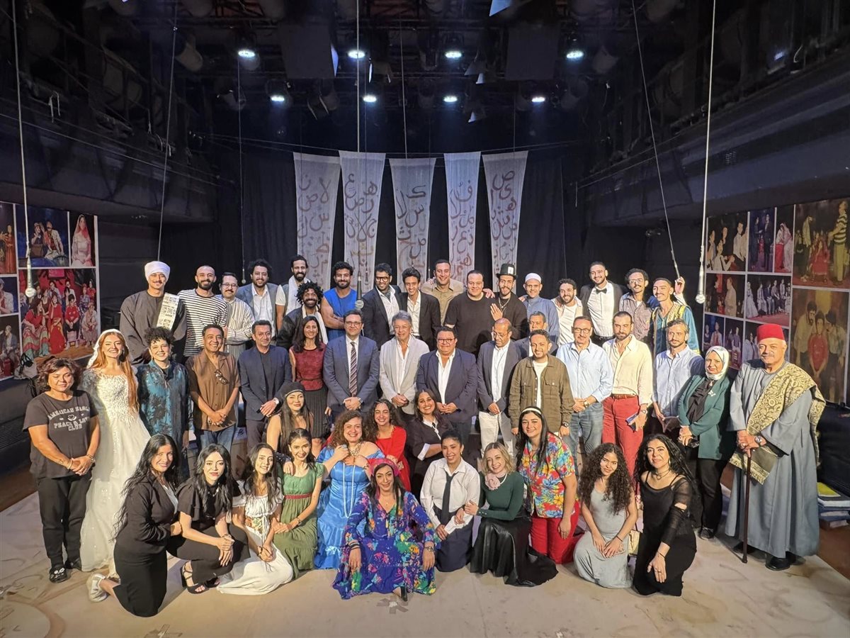  لقطات من حضور وزير الثقافة مسرحية حواديت لـ خالد جلال