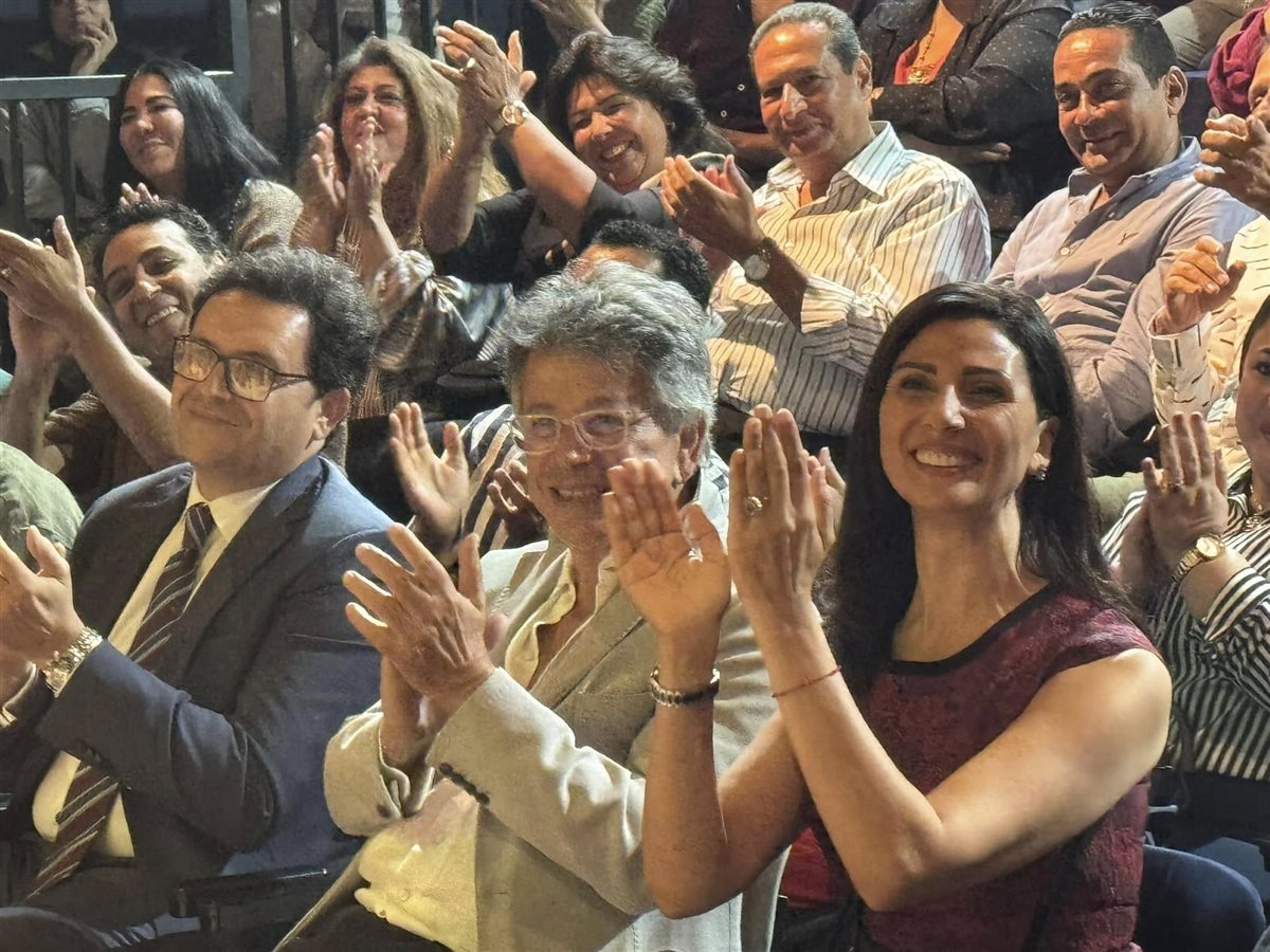  لقطات من حضور وزير الثقافة مسرحية حواديت لـ خالد جلال