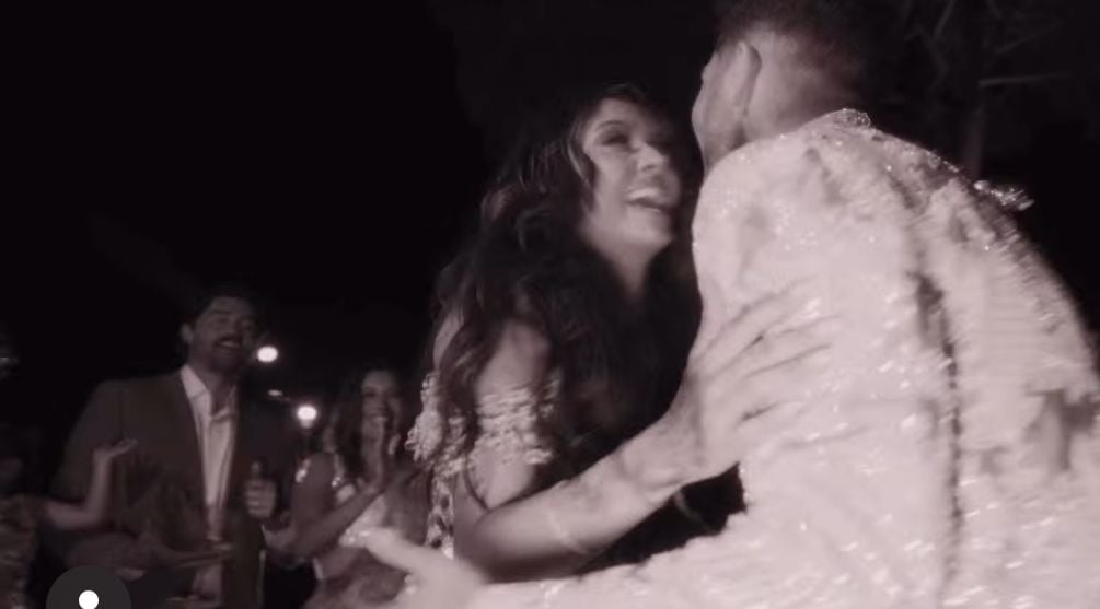 حفل زفاف مينا مسعود وإميلي شاه