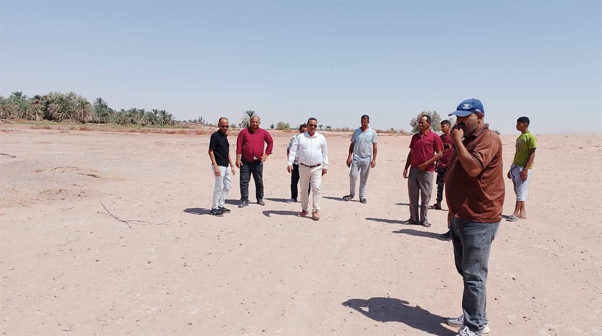 ازالة تعديات في الوادى الجديد