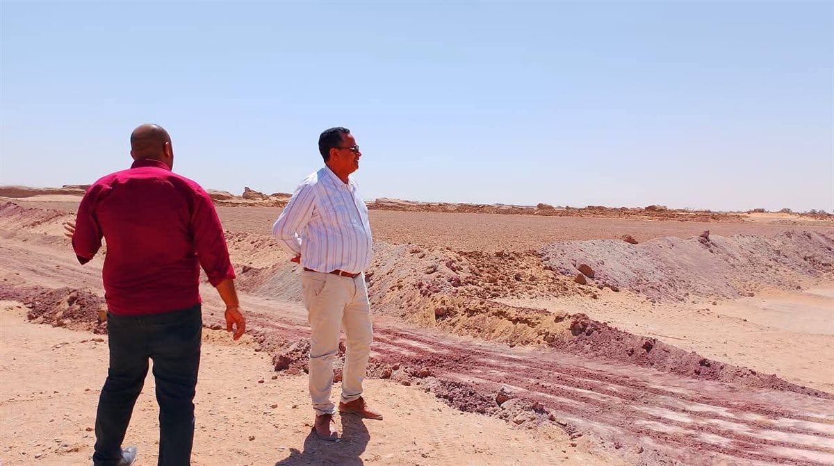 ازالة تعديات في الوادى الجديد