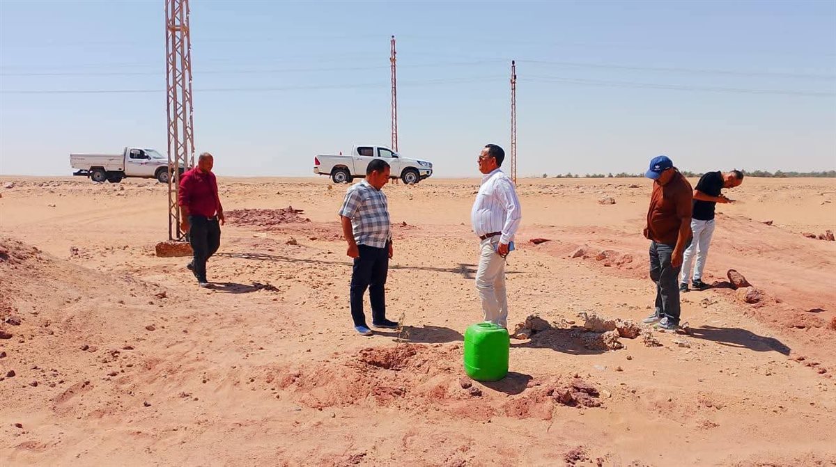 ازالة تعديات في الوادى الجديد