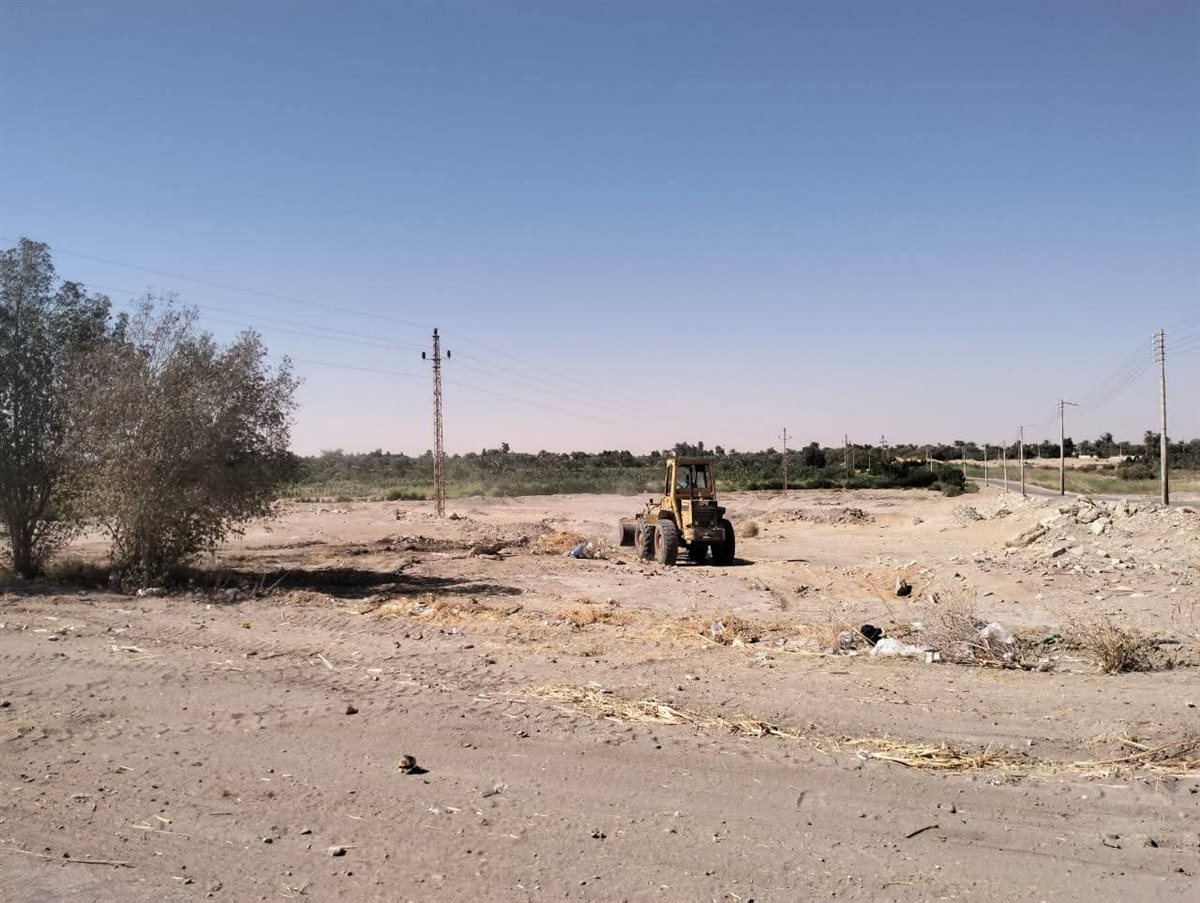 ازالة تعديات في الوادى الجديد