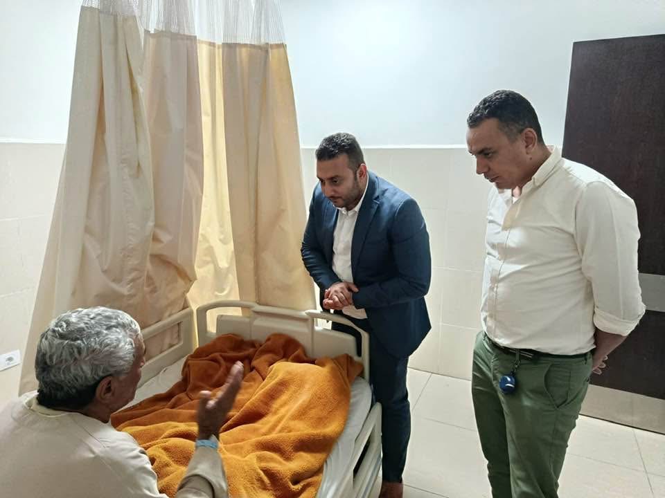 جولة ليلية لمدير الرعاية بمستشفى الأطفال 