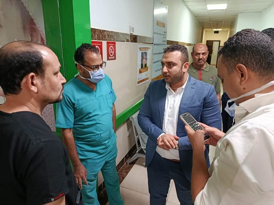جولة ليلية لمدير الرعاية بمستشفى الأطفال 