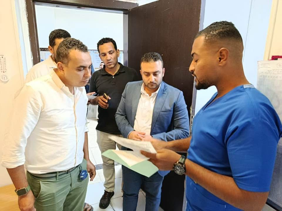 جولة ليلية لمدير الرعاية بمستشفى الأطفال 