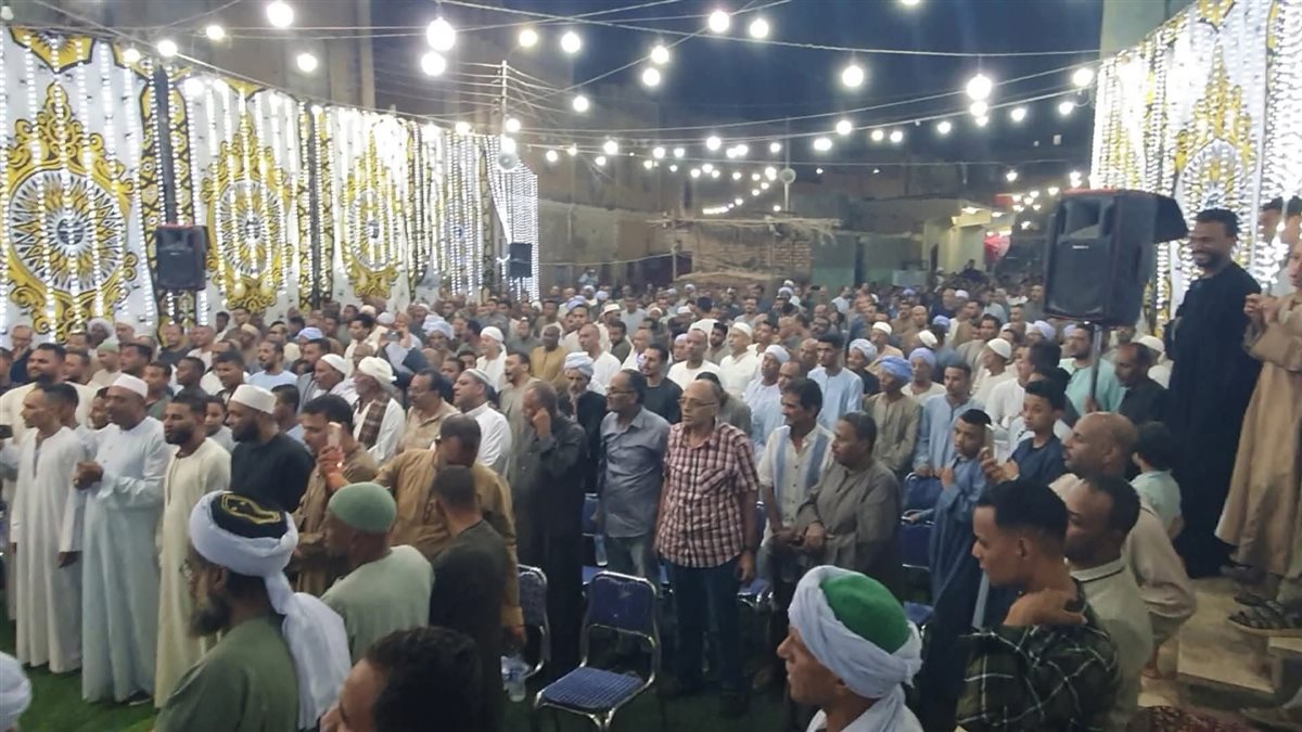 إحتفالات بالمولد النبوي بقرية العضايمة بإسنا