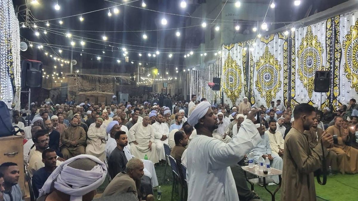 إحتفالات بالمولد النبوي بقرية العضايمة بإسنا