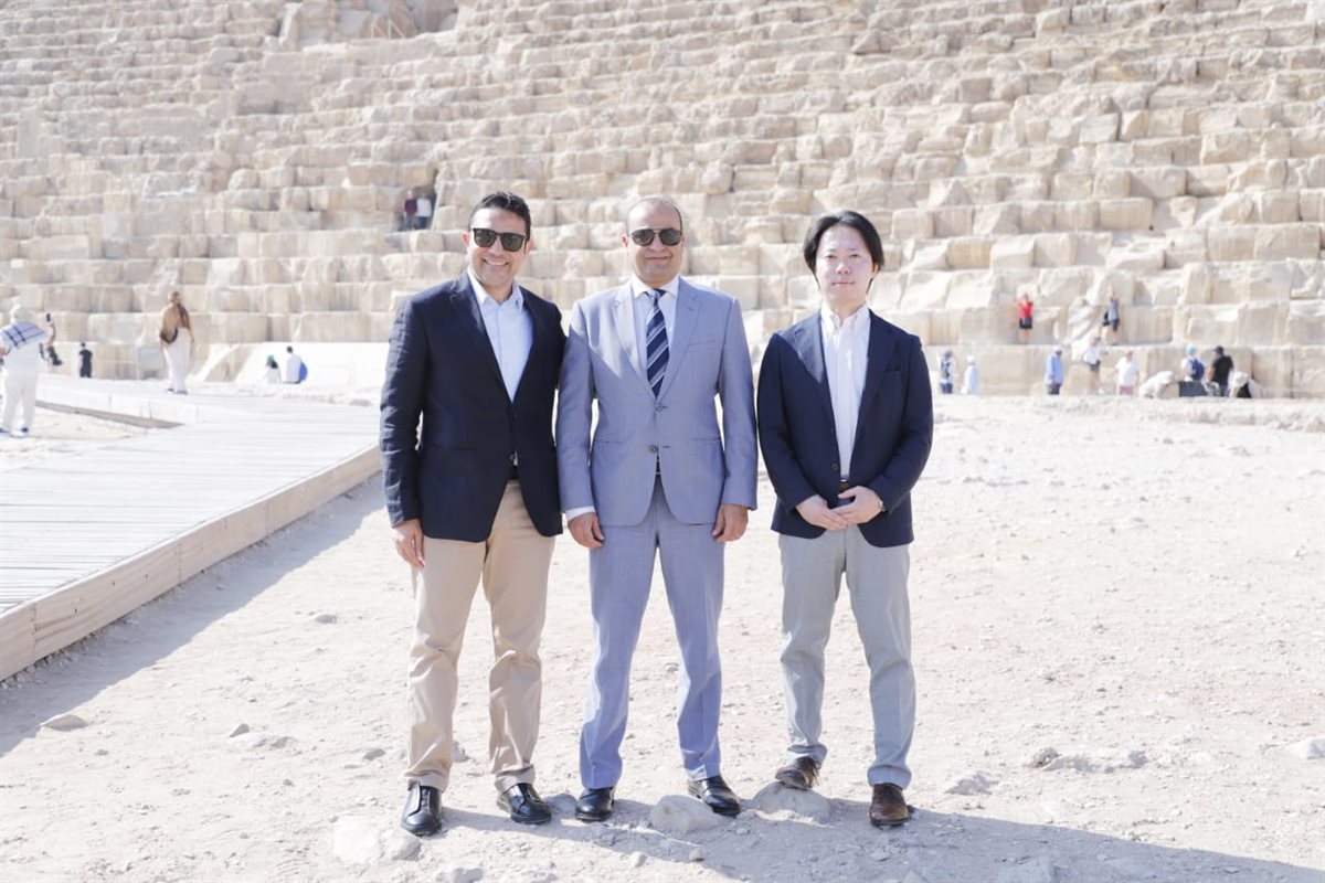  تركيب أجهزة تنقية الهواء بتقنية البلازما كلاستر داخل هرم الملك خوفو