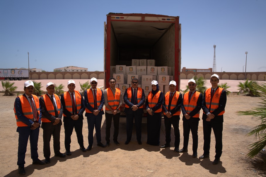 توزيع 20 ألف كرتونة مواد غذائية للأسر الأولى بالرعاية بحلايب وشلاتين وأبورماد