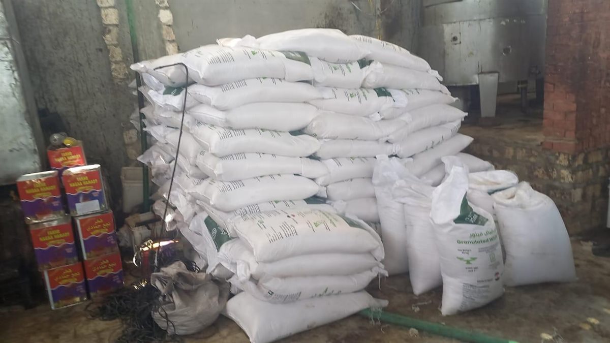 ضبط عصارة قصب غير مرخصة