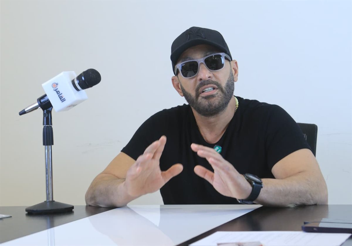 النجم أحمد السقا يحتفل بنجاح فيلم 