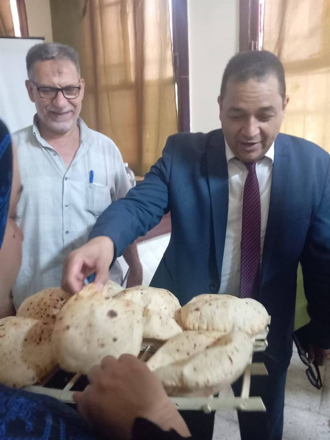 إعادة تشغيل مخبز مدرسة الفيوم الزراعية