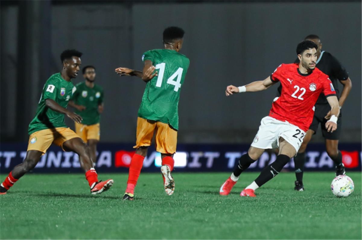 عمر مرموش من مباراة مصر وإثيوبيا في تصفيات كأس العالم