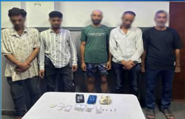 ضبط 30 متسول بحوزتهم سلاح أبيض ومخدرات بالإسكندرية