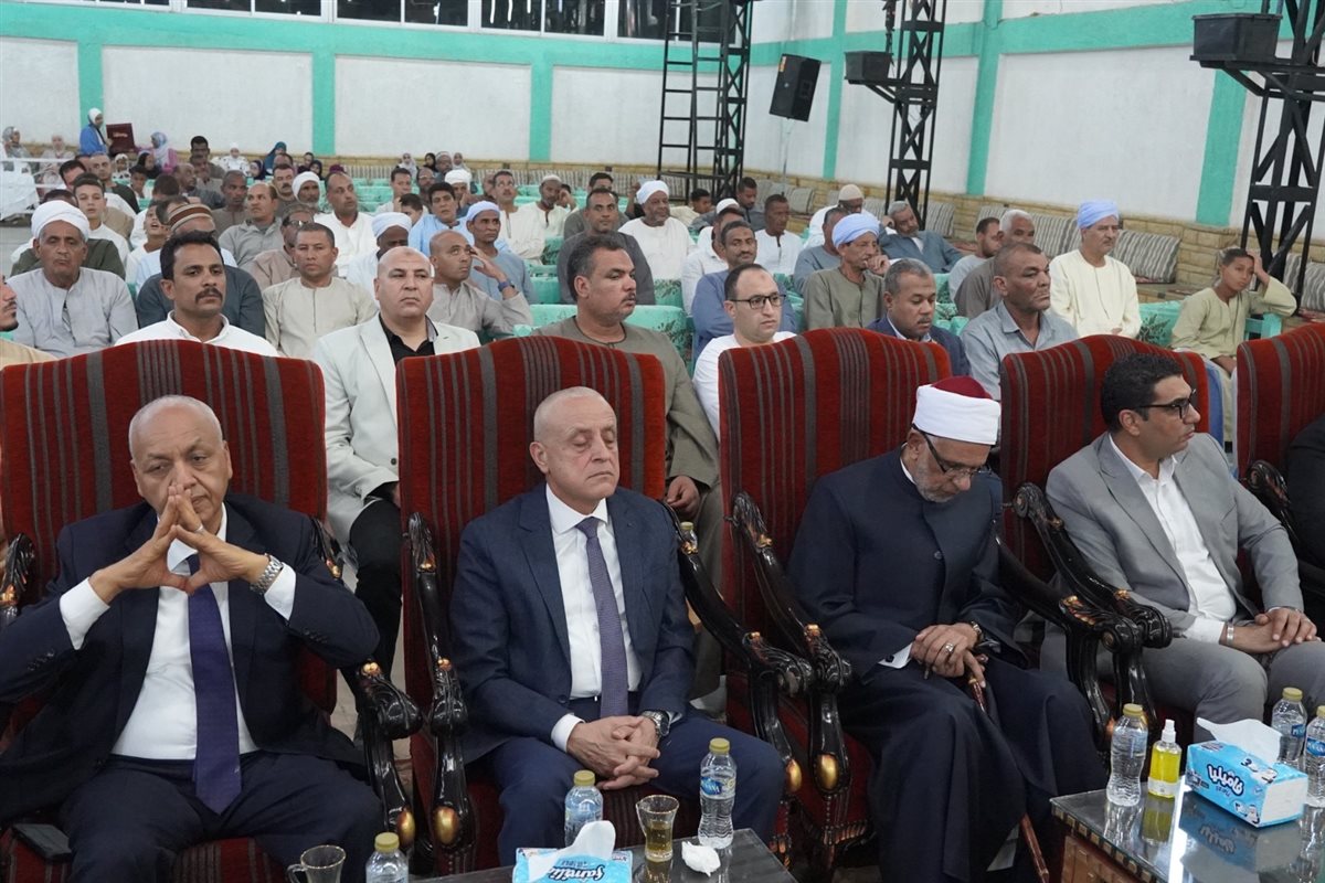 محافظ الأقصر والاحتفال بالمولد النبوي بالساحة الرضوانية