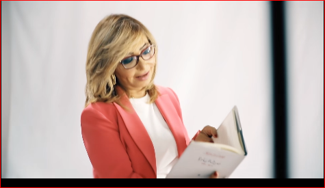 <strong>لقطات من أول جلسة تصوير لـ لميس الحديدي على شاشة النهار</strong>