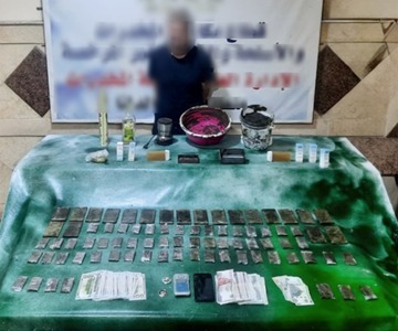 <strong>سقوط بؤر إجرامية من جالبي ومتجري المواد المخدرة في المحافظات </strong>