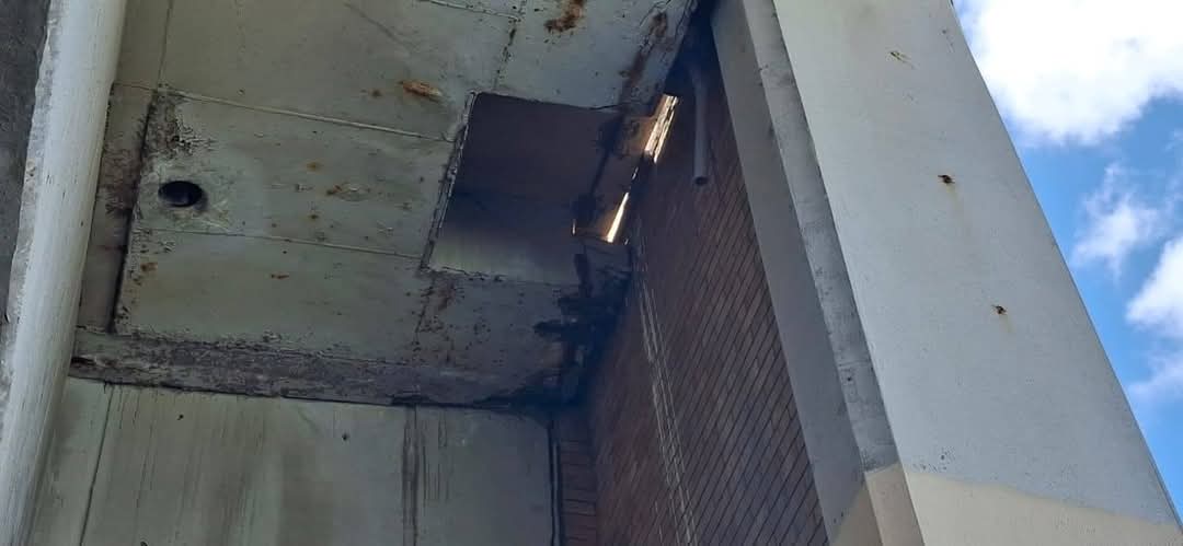 هبوط ارضي بكوبري استانلي 