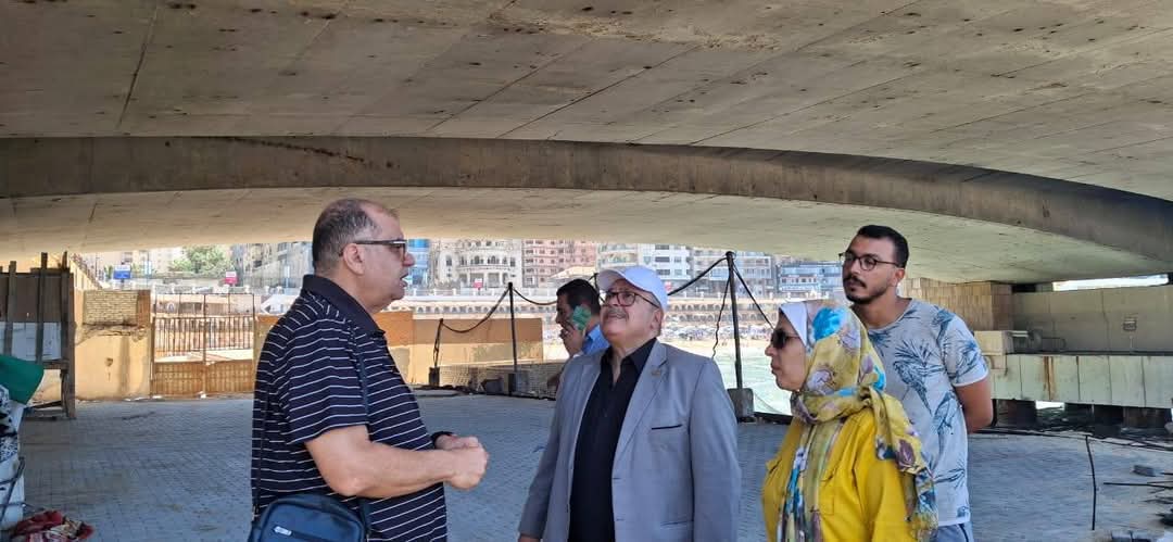 هبوط ارضي بكوبري استانلي 