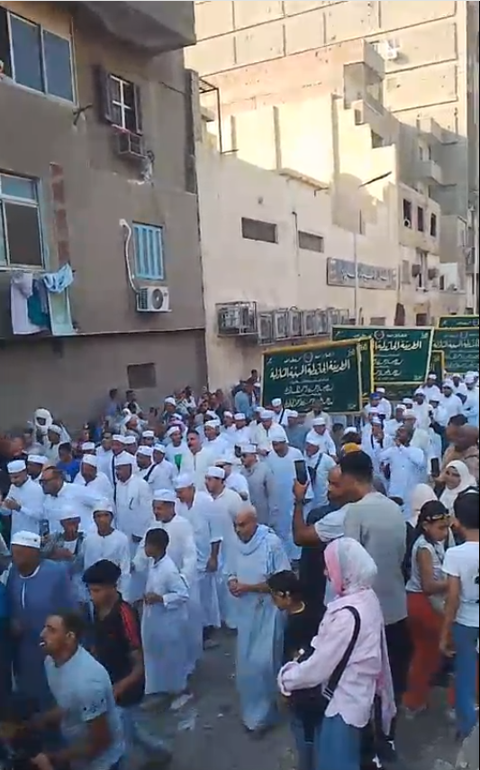  انطلاق موكب الطرق الصوفية للاحتفال بالمولد النبوي