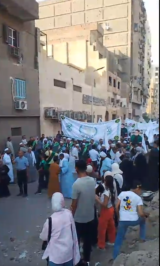  انطلاق موكب الطرق الصوفية للاحتفال بالمولد النبوي