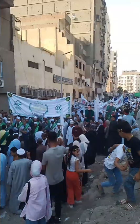  انطلاق موكب الطرق الصوفية للاحتفال بالمولد النبوي