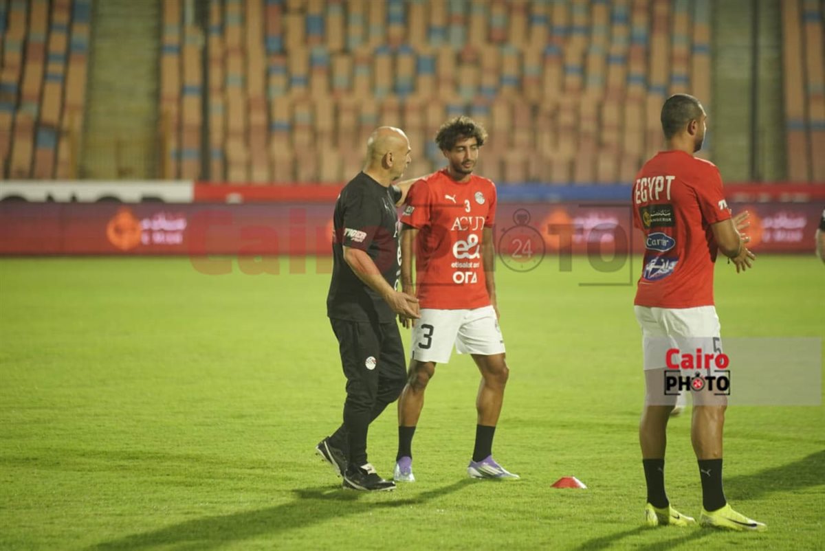  أجواء مرحة في مران منتخب مصر استعدادًا لمواجهة إثيوبيا
