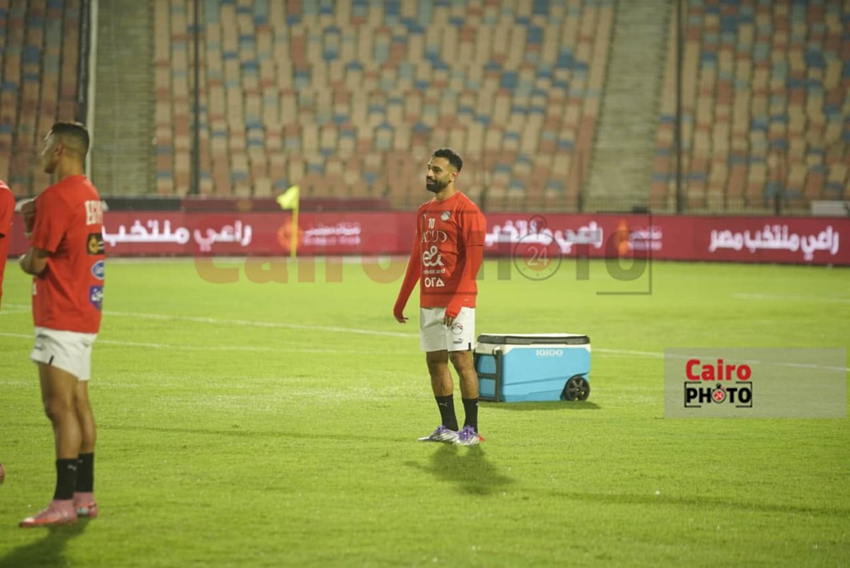  أجواء مرحة في مران منتخب مصر استعدادًا لمواجهة إثيوبيا