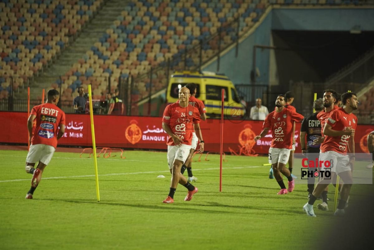  أجواء مرحة في مران منتخب مصر استعدادًا لمواجهة إثيوبيا