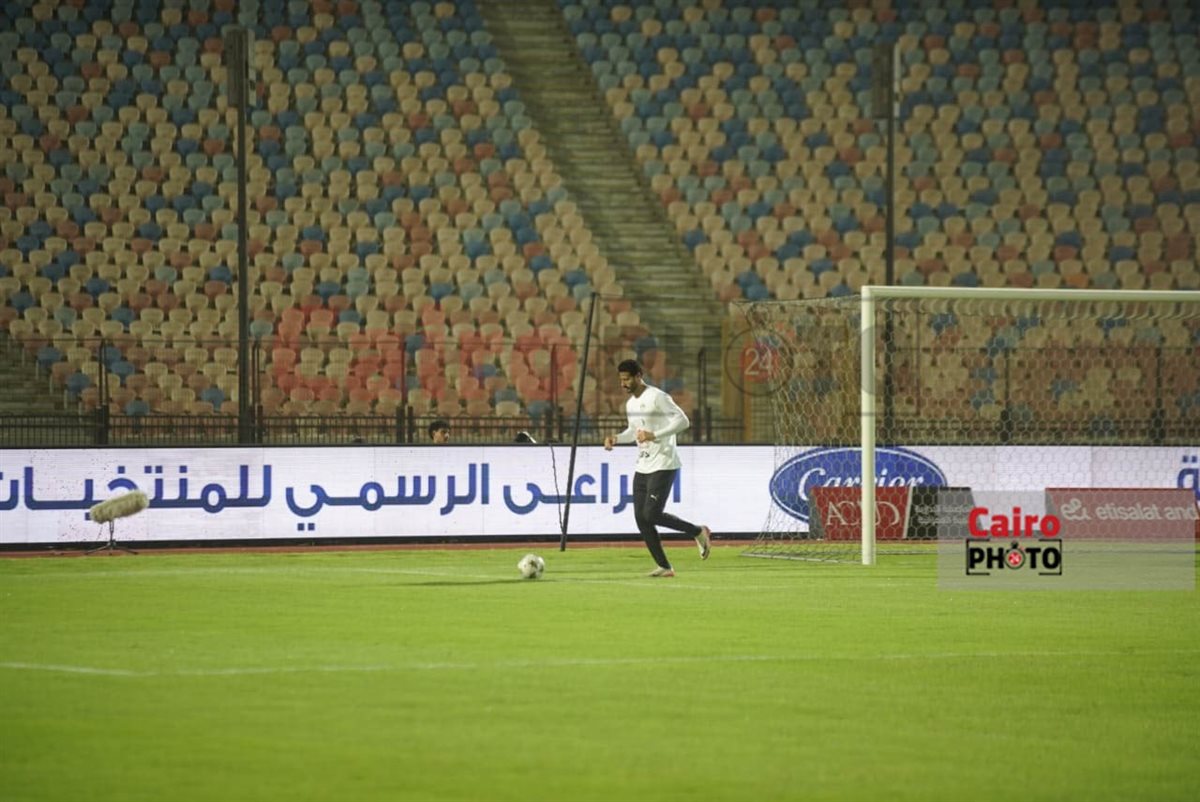  أجواء مرحة في مران منتخب مصر استعدادًا لمواجهة إثيوبيا