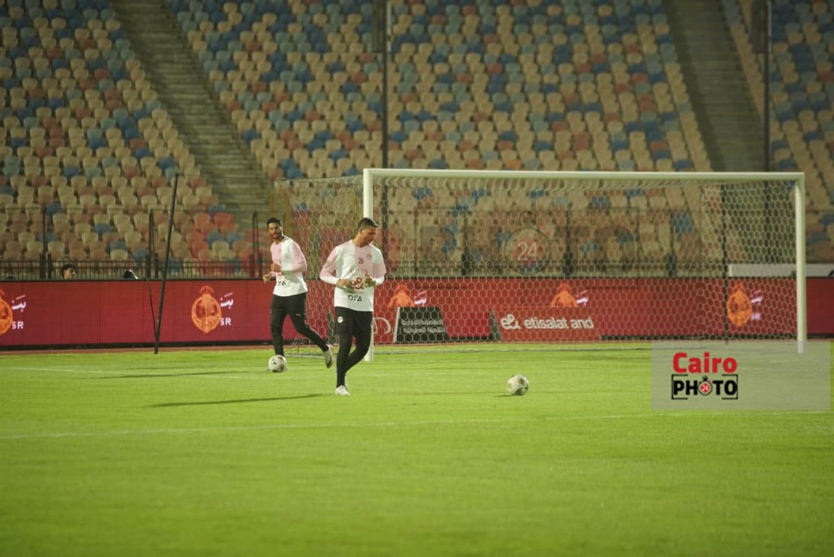  أجواء مرحة في مران منتخب مصر استعدادًا لمواجهة إثيوبيا