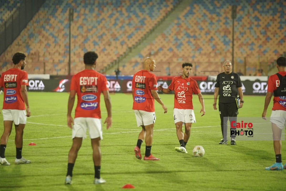  أجواء مرحة في مران منتخب مصر استعدادًا لمواجهة إثيوبيا