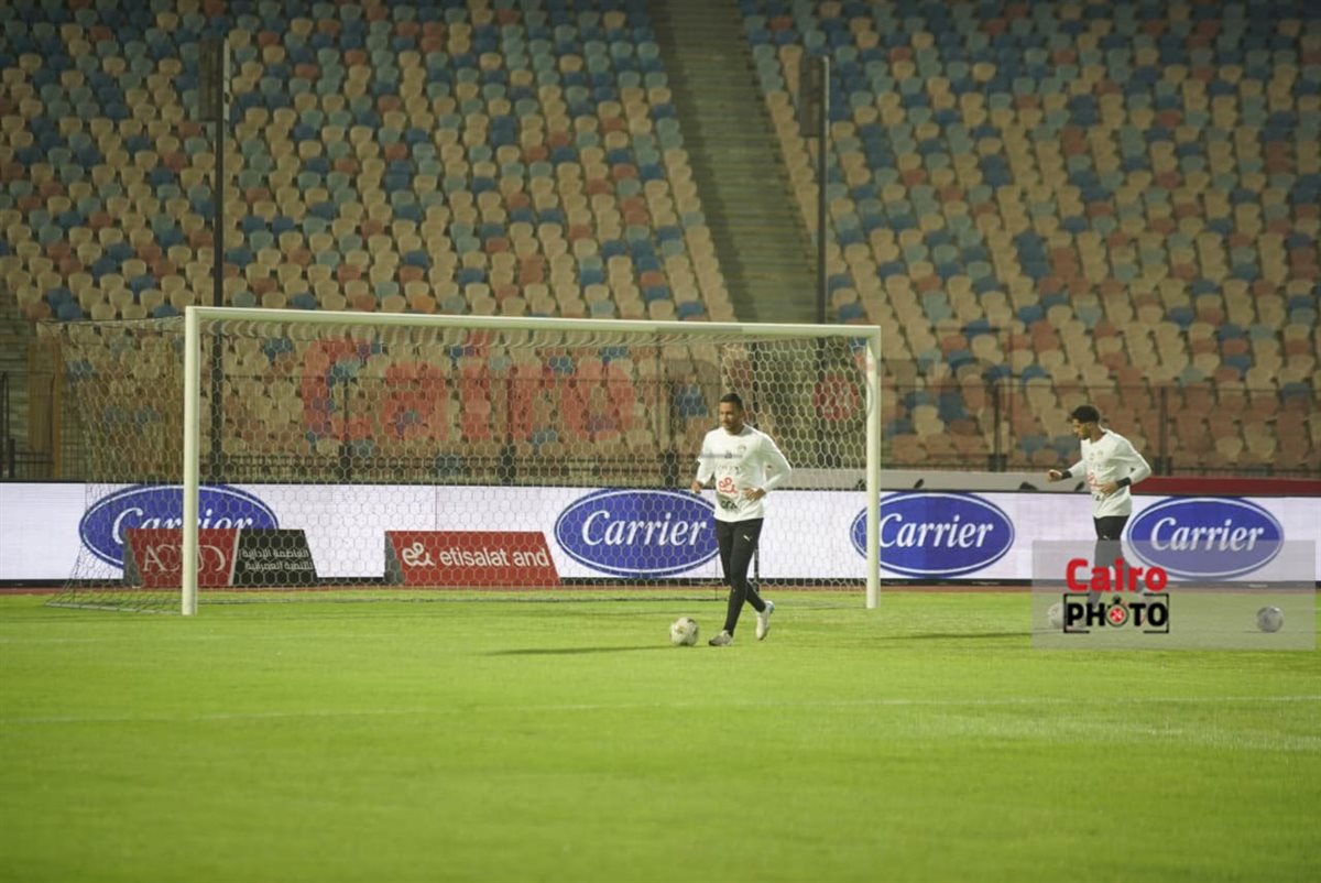  أجواء مرحة في مران منتخب مصر استعدادًا لمواجهة إثيوبيا