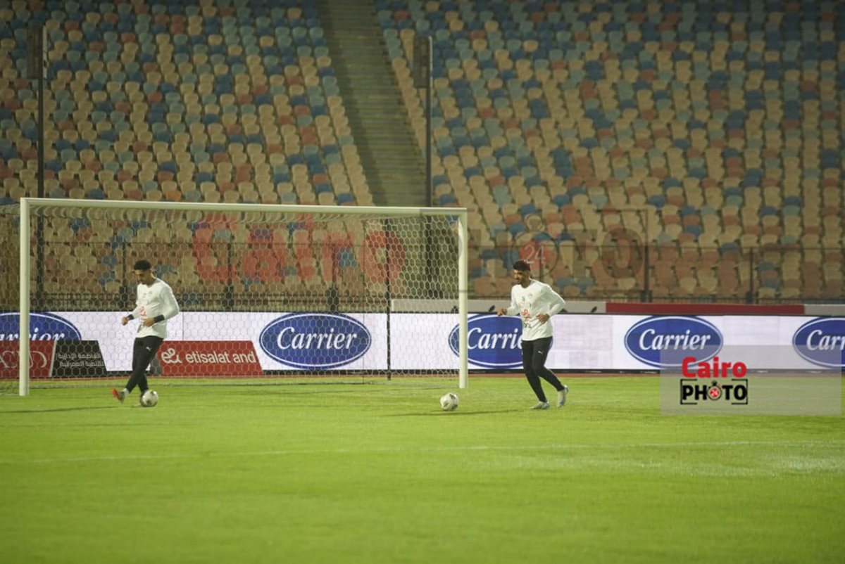  أجواء مرحة في مران منتخب مصر استعدادًا لمواجهة إثيوبيا